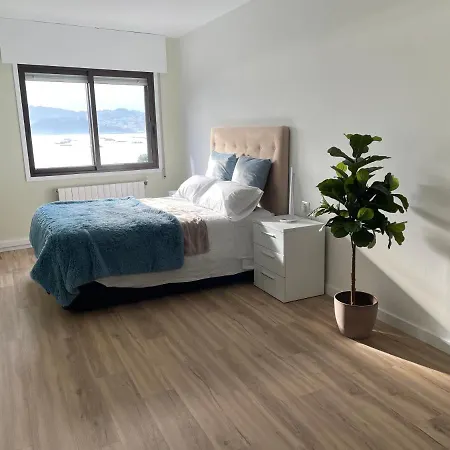 Apartament Mirador Puerto Nautico, Con Parking Gratis, Moaña Zewnętrze zdjęcie